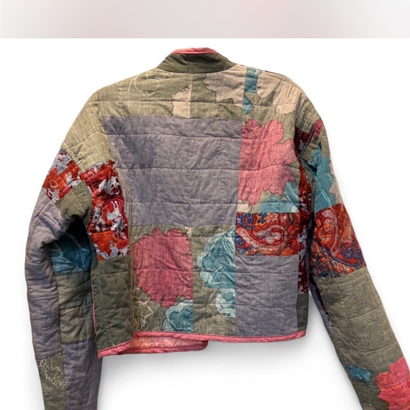 Colorful Patchwork Quilted Jacket - Picture 2 of 2